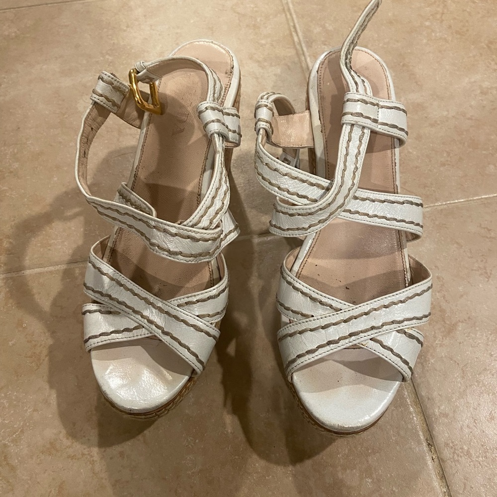 Prada wedges